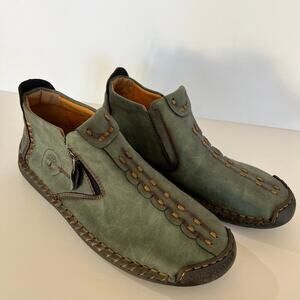 FASHION SPORT leather casual moccasin, men's size  size 11 (44)